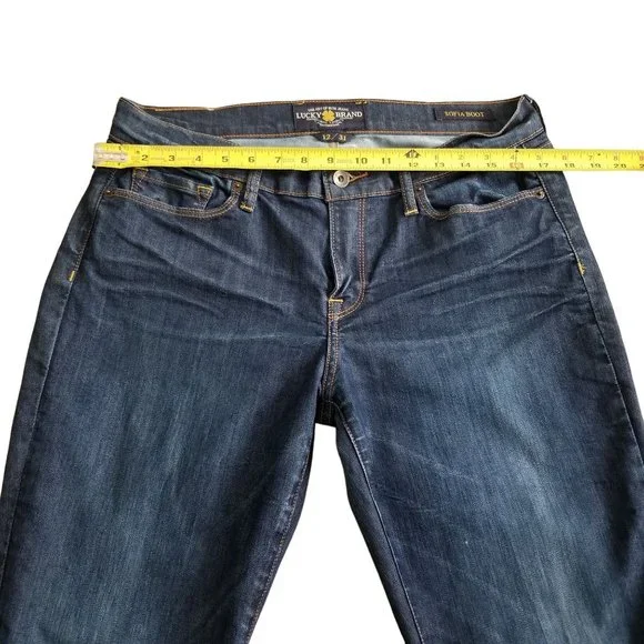 Lucky Brand Sofia Boot Cut Jeans Size 12/31 - Picture 9 of 12